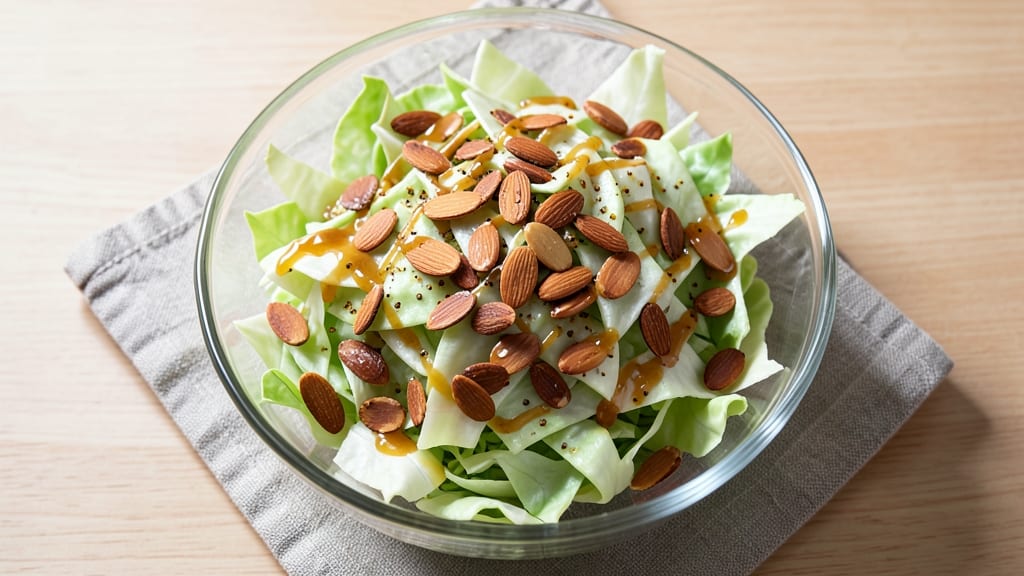 Cabbage Almond Salad Recipe: Crispy Shreds and Nutty Crunch Harmony