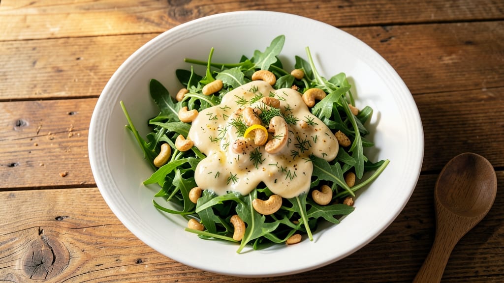 Basic Arugula Salad Recipe: Peppery Freshness With Creamy Lemon-Dill Twist