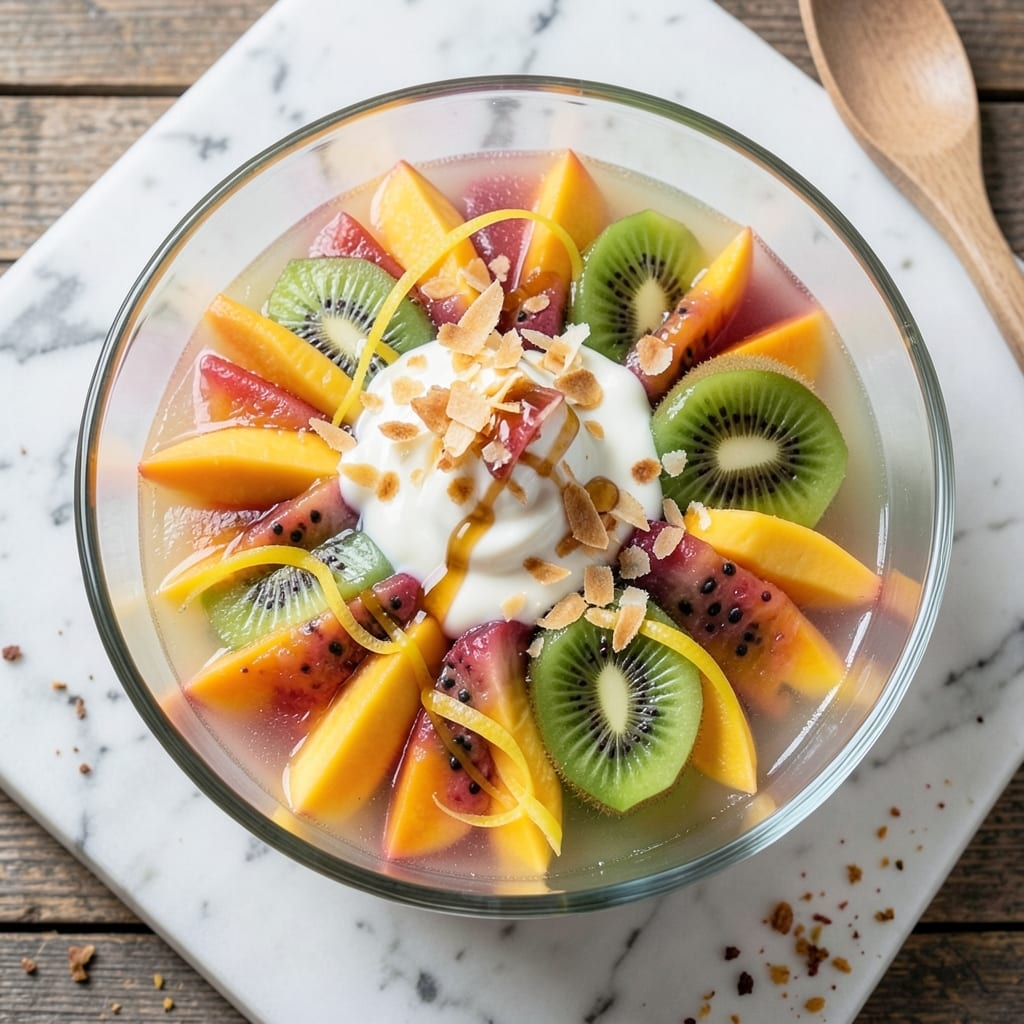 Agar Agar Fruit Salad Recipe: Jiggly Gelatin-Free Delight With Tropical Layers