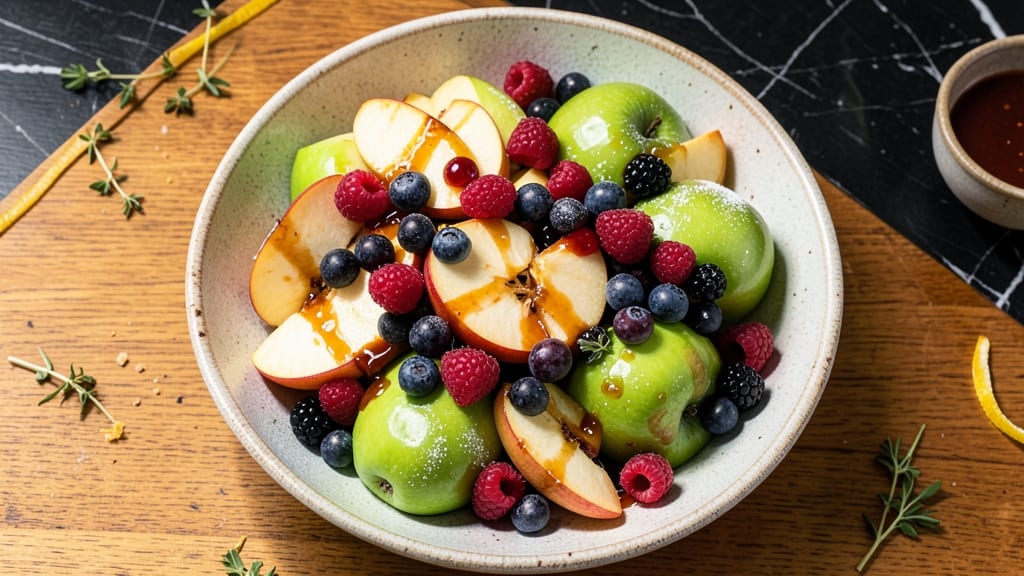 Baked Fruit Salad Recipe: Warm Spiced Berries With Buttery Vanilla Crunch