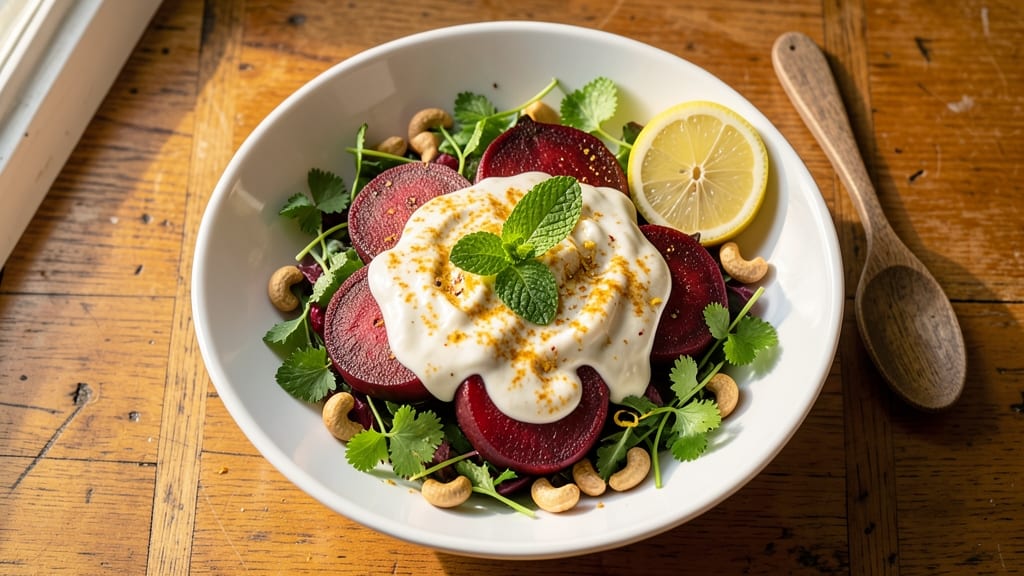 Beetroot Salad Indian Recipe: Spiced Yogurt and Mint Refreshment