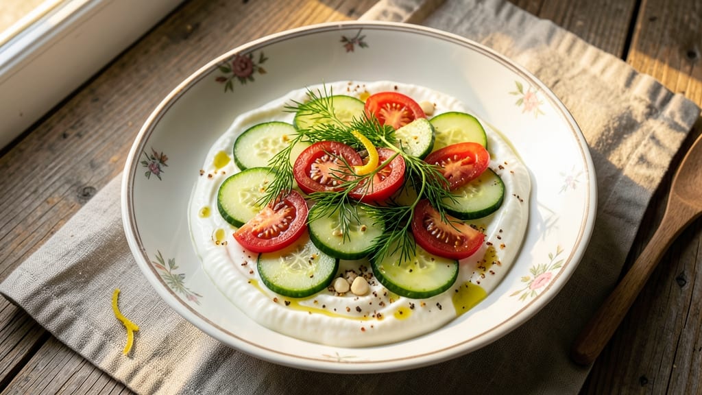 Taziki's Cucumber Tomato Salad Recipe: Zesty Yogurt-Marinated Freshness