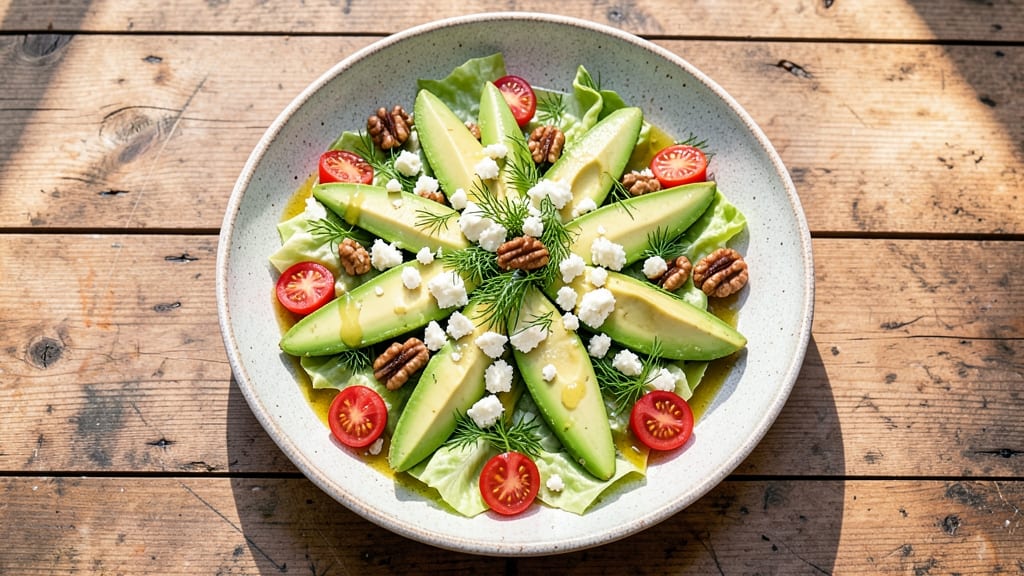 Avocado Feta Salad Recipe: Bright Green Crunch With Tangy Creamy Bite
