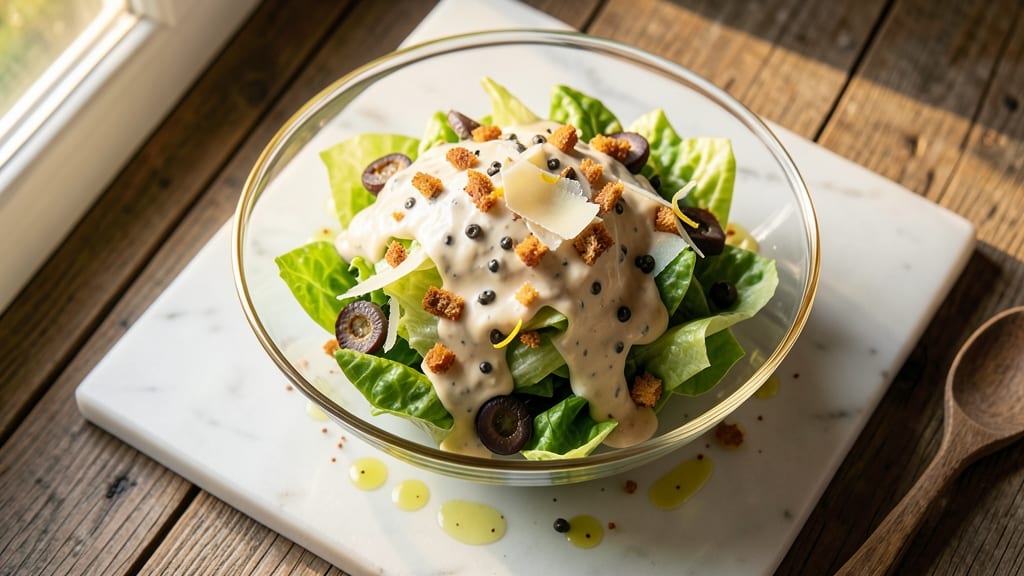 Caesar Salad Recipe With Capers: Briny Capers Elevate Creamy Parmesan Bliss