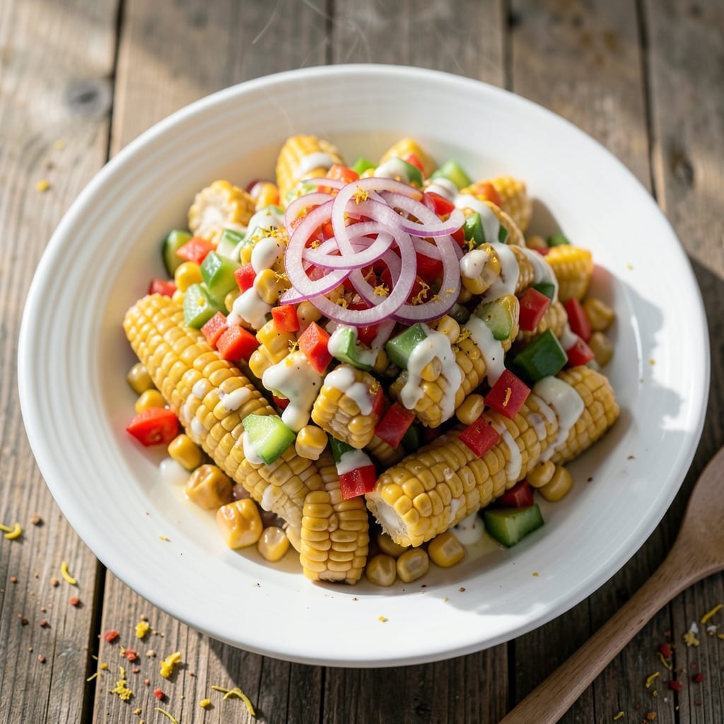 American Corn Salad Recipe: Sweet & Crunchy Summer Refreshment