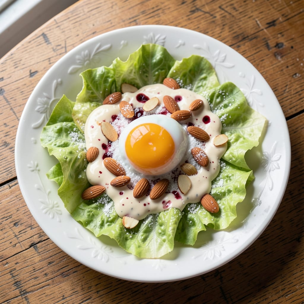 1904 Salad Recipe: Vintage Creaminess With Toasted Almond Crunch