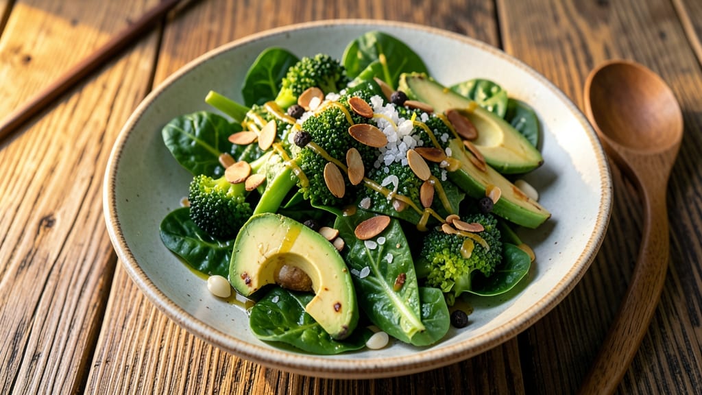 Broccoli Leaf Salad Recipe: Crispy Edges With Herby Lemon Zing