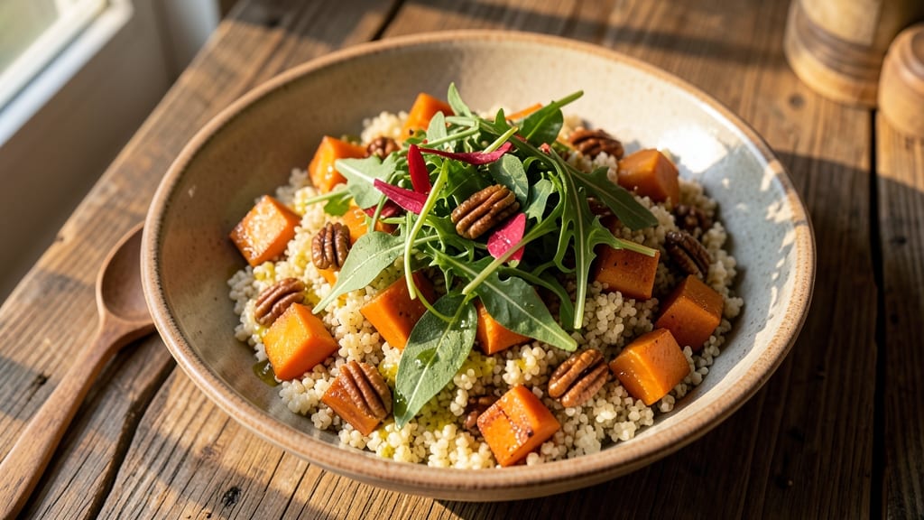 Butternut Squash Quinoa Salad Recipe: Roasted Sweetness With Nutty Crunch