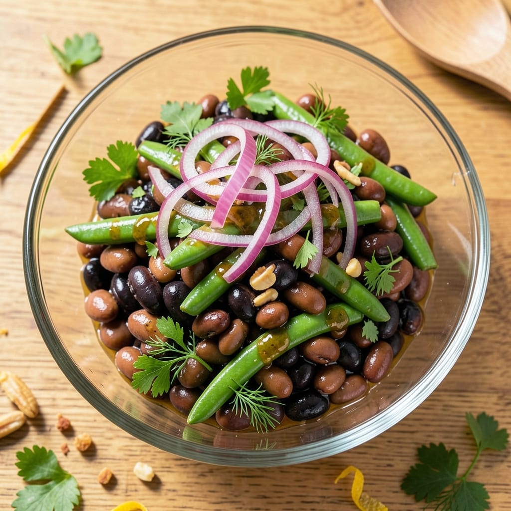 3 Bean Salad Recipe With Apple Cider Vinegar: Bright Tangy Crunch in 10 Minutes
