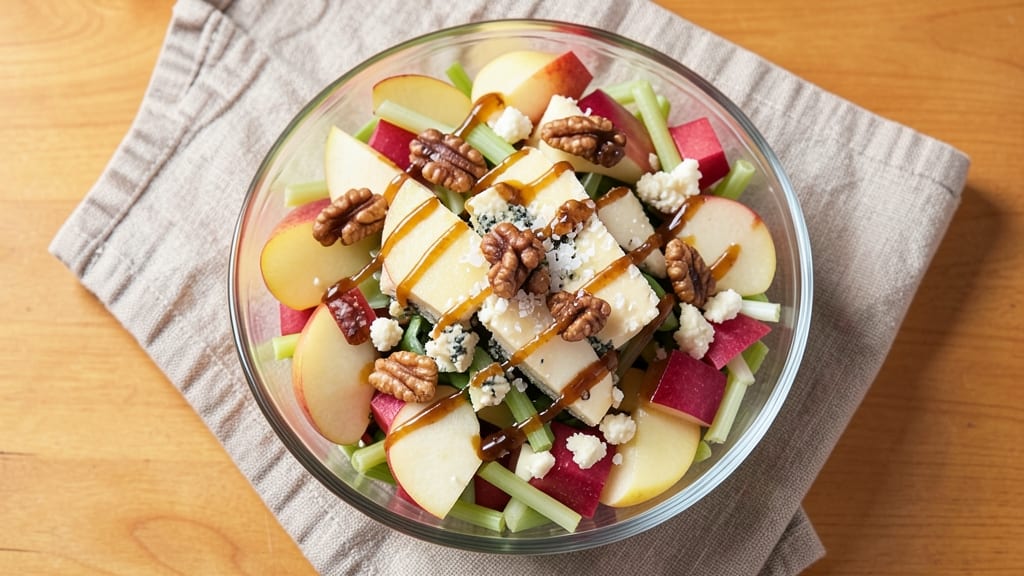 Buca's Apple Gorgonzola Salad Recipe: Sweet-Tart Cheese Pairing With Crunchy Celery