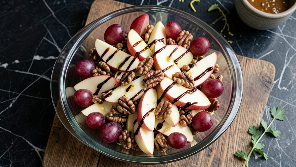 Apple Grape Walnut Salad Recipe: Sweet Tart Crunch With Nutty Depth