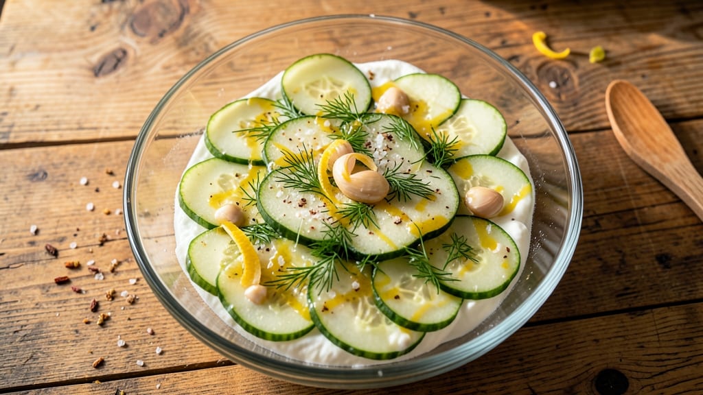 Arabic Cucumber Yogurt Salad Recipe: Zesty Herb-Laced Coolness for Summer Tables