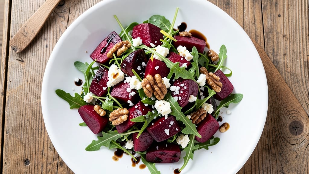 Beetroot Walnut Feta Salad Recipe: Earthy Sweetness With Nutty Crunch