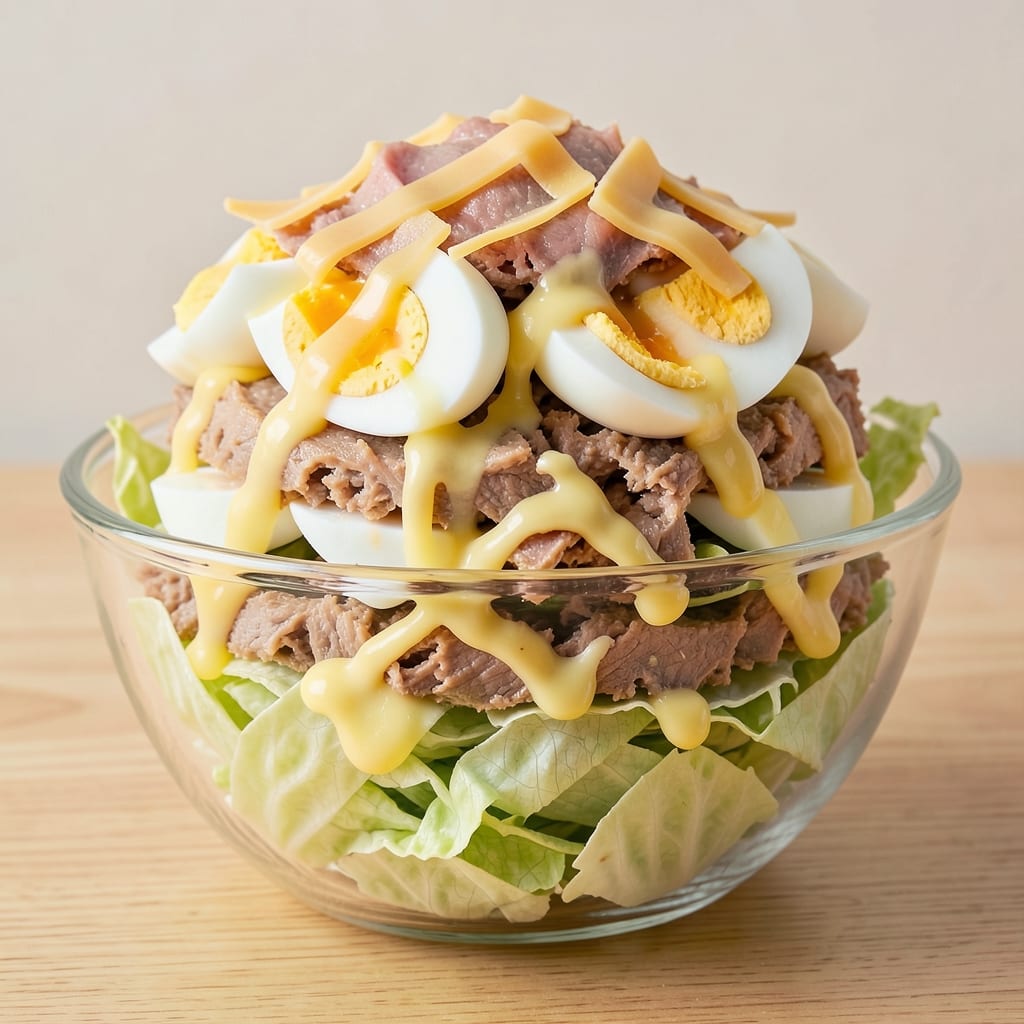 7 Layer Lettuce Salad Recipe: Miracle Whip's Creamy Crunch Classic