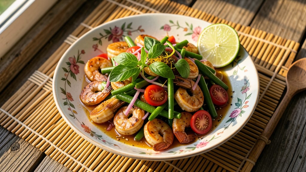 Authentic Thai Shrimp Salad Recipe: Zesty Lime and Chili Crunch in 20 Minutes