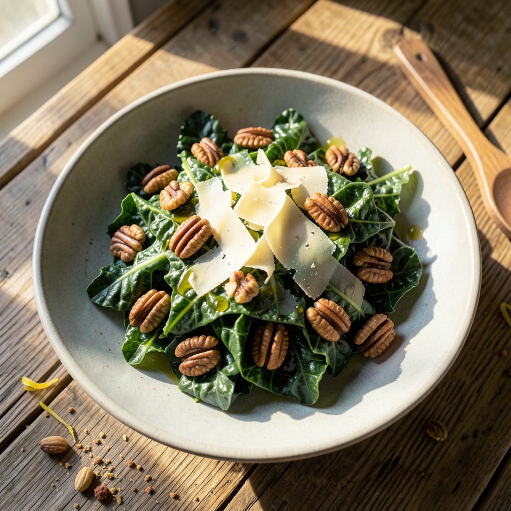 All Hail Kale Salad Recipe: Crunchy Nut Clusters and Tangy Lemon Zest