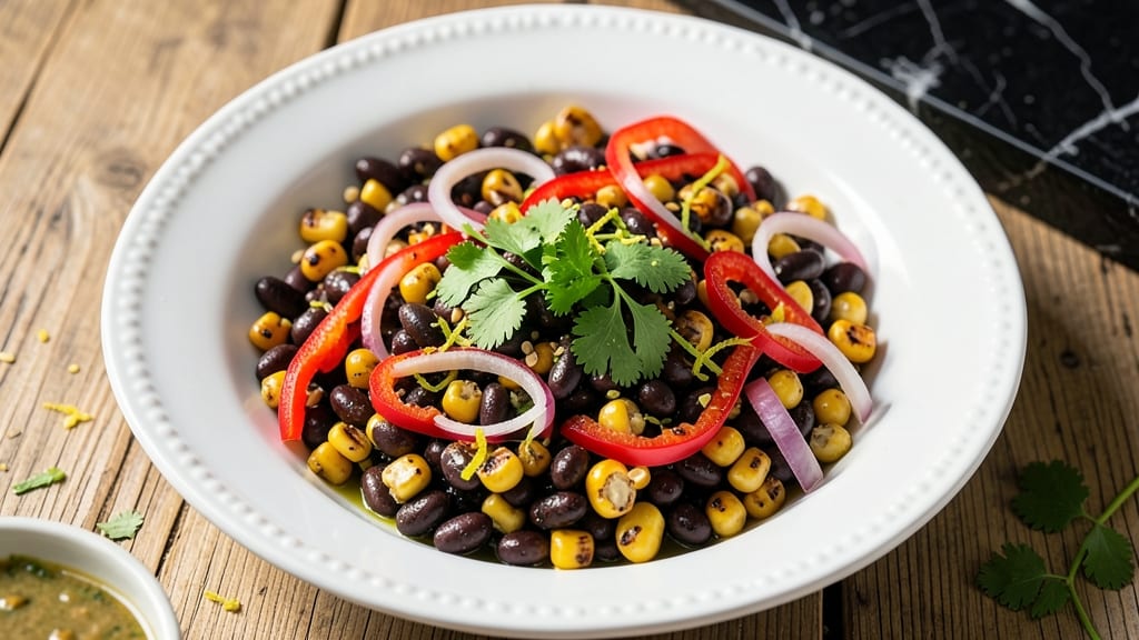 Black Bean and Roasted Corn Salad Recipe: Charred Sweetness With Smoky Lime Zing