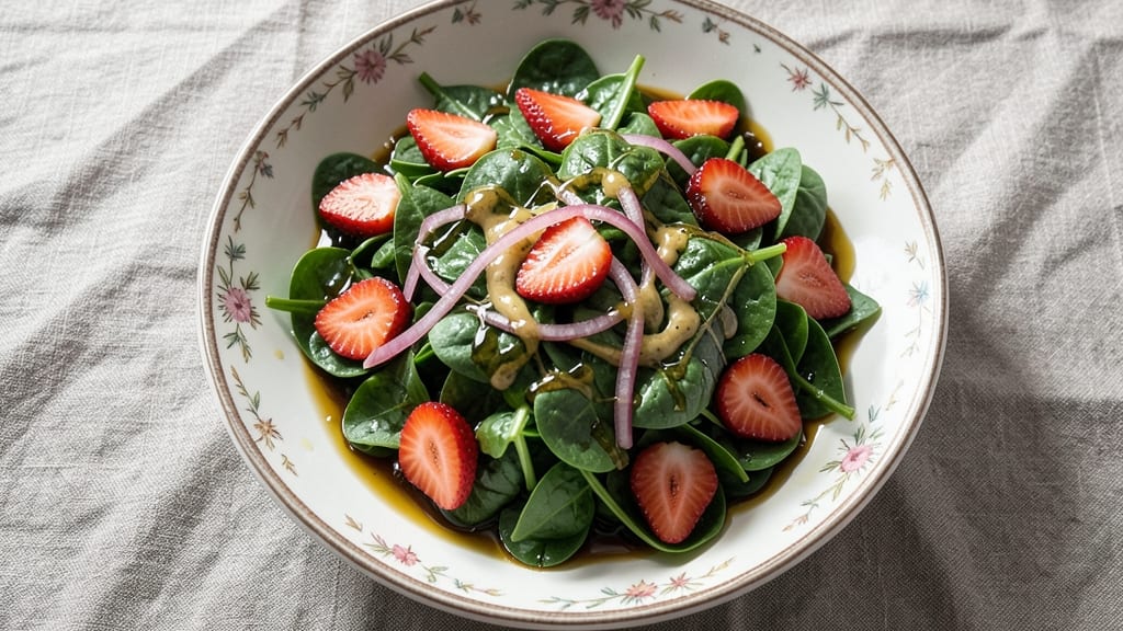 Best Ever Strawberry Spinach Salad Recipe: Bright Balsamic Glaze and Juicy Berries