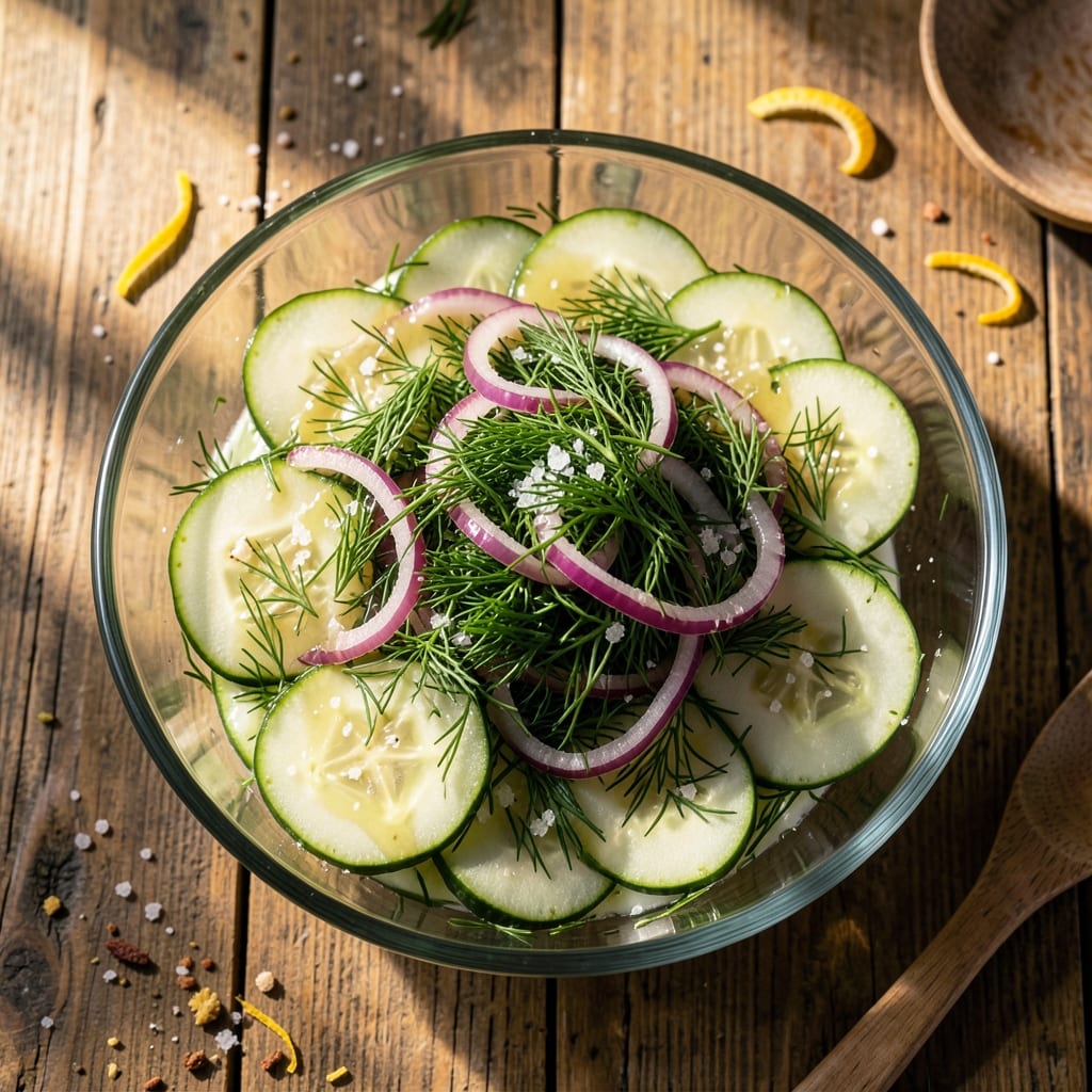 All-Recipe Cucumber Salad: Crunchy, Refreshing, and Dill-Infused