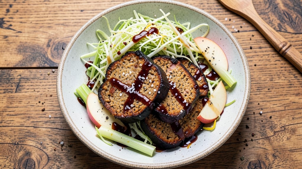 Black Pudding Salad Recipe: Smoky Herbs and Crisp Celery Crowns