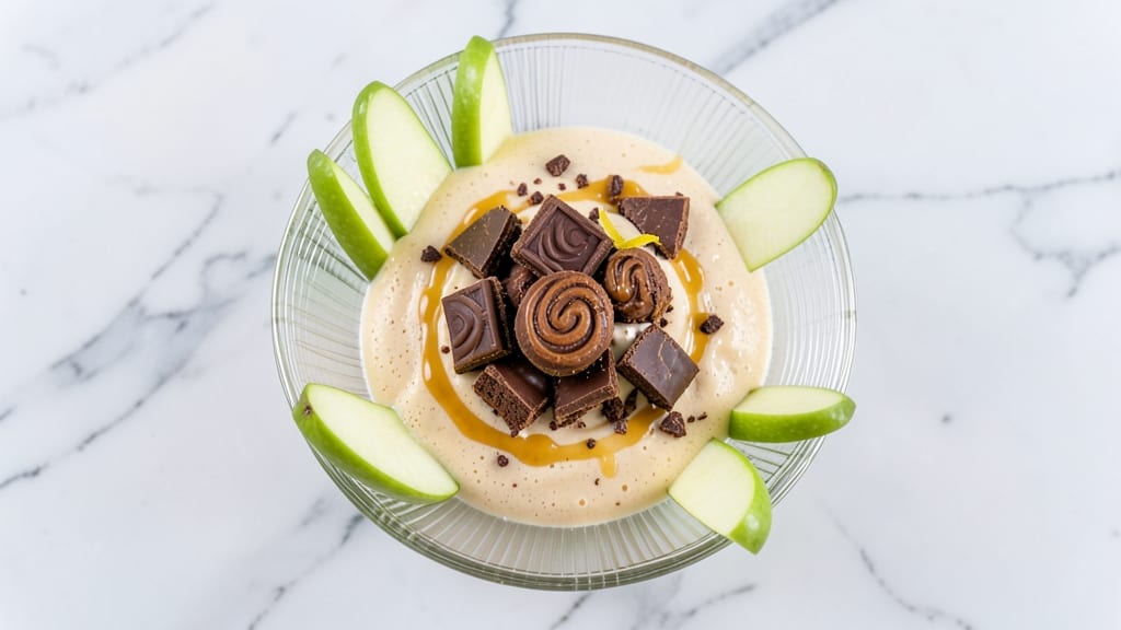 Apple Snickers Salad Recipe With Pudding: Warm Caramelized Apples and Vanilla Pudding Fusion