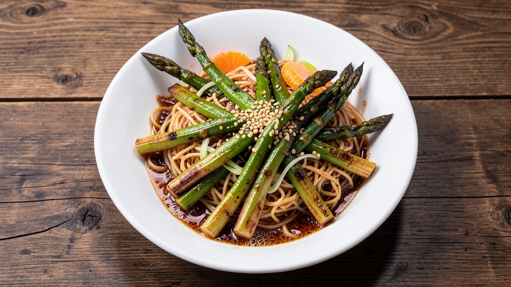 Asian Asparagus Salad Recipe: Crunchy Sesame-Ginger Roasted Asparagus