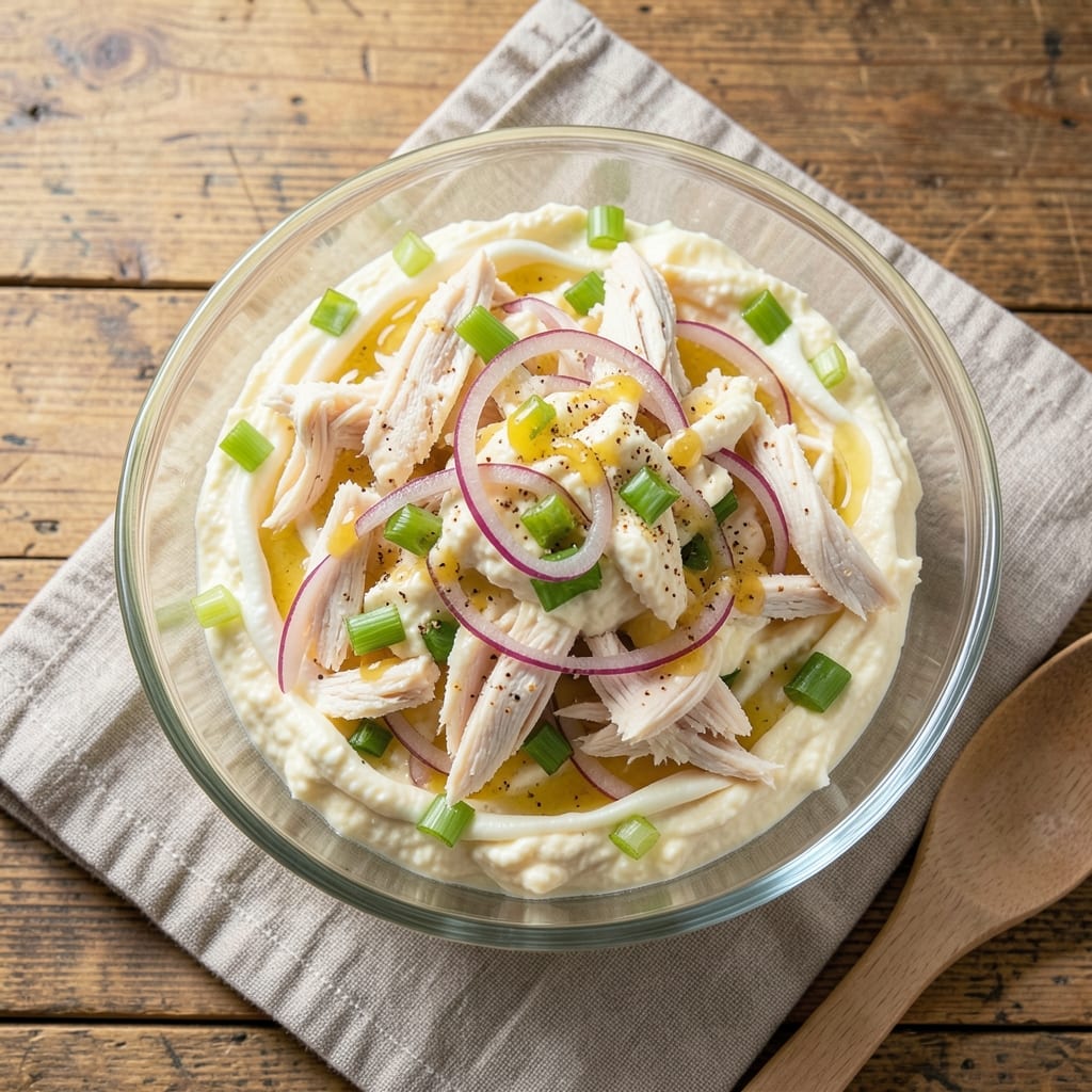 Amanda Nighbert's Chicken Salad Recipe: Crunchy Celery and Cream Cheese Harmony