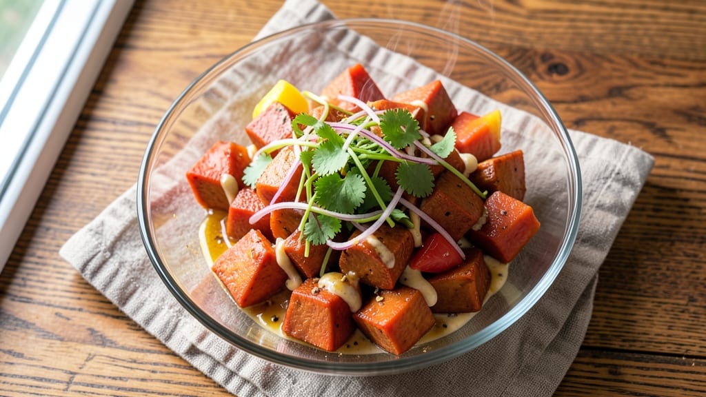 Sweet Potato Salad With Pineapple Recipe: Tropical Sweetness Meets Creamy Crunch