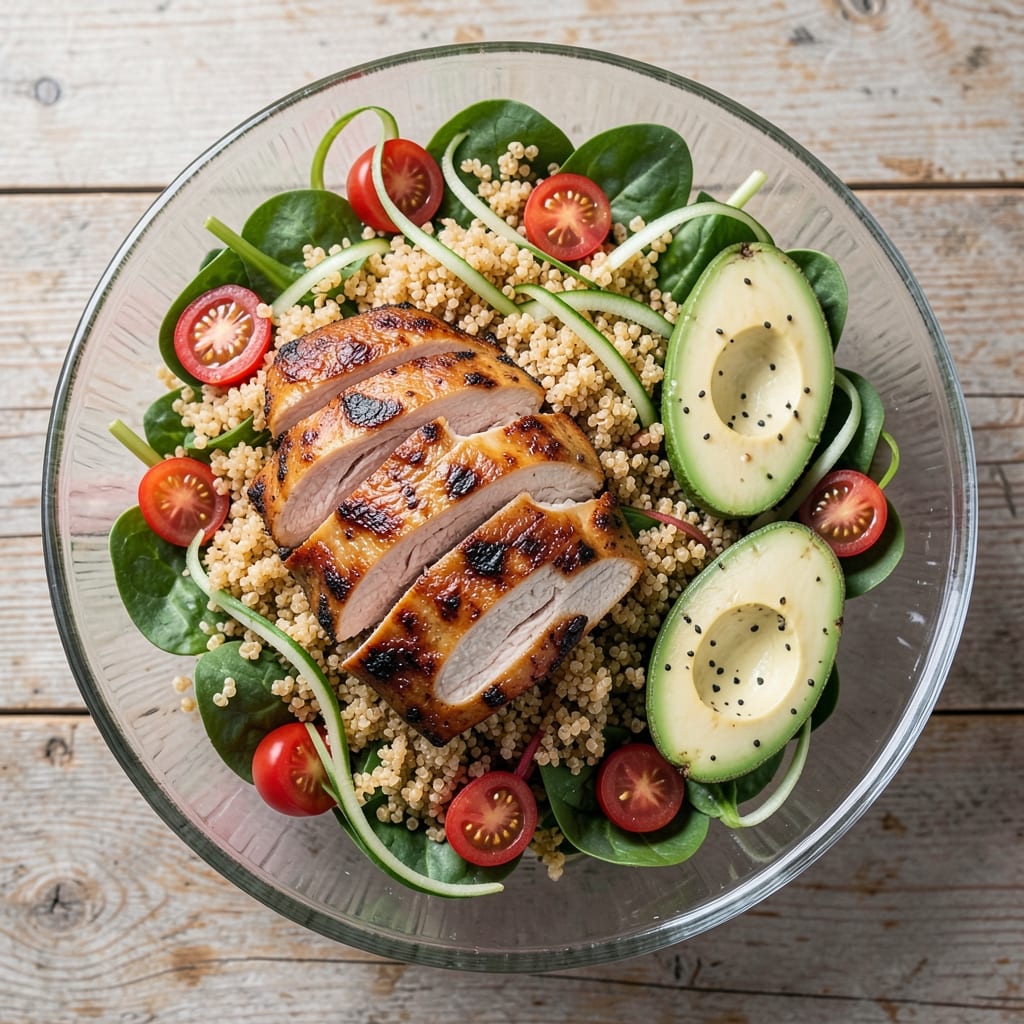 1000-Calorie Salad Recipe: High-Protein Balance for Busy Days