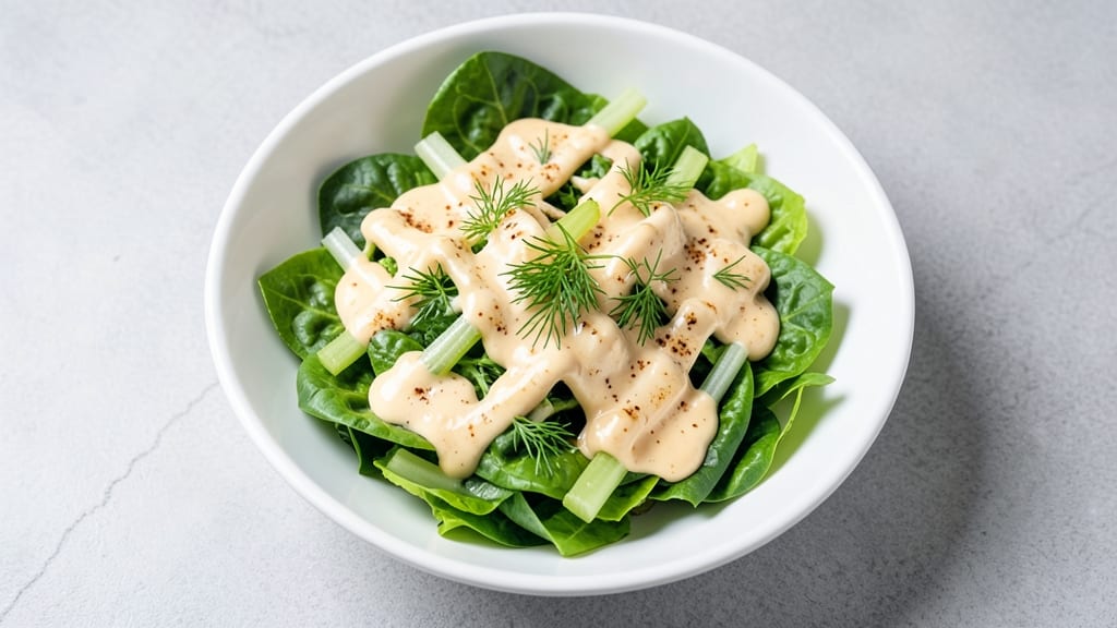 Applebee's Salad Recipe: Copycat Herb Velout With Crisp Celery Crowns