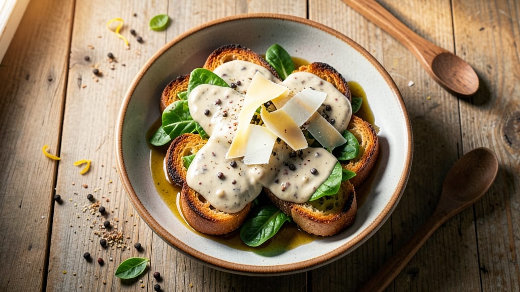 Caesar Salad Bites Recipe: Crispy Croutons and Parmesan Shards in 15 Minutes