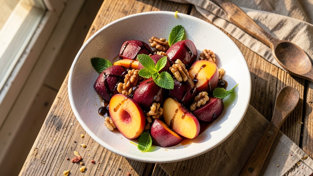 Beet and Peach Salad Recipe: Sweet-Tart Summer Harmony in 15 Minutes