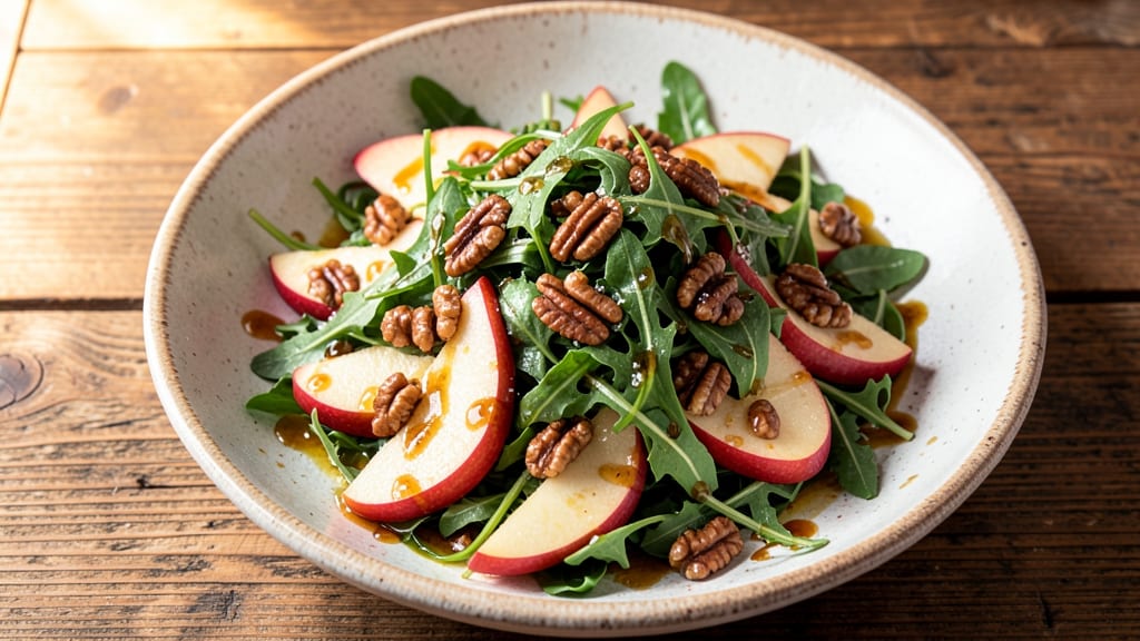 Apple Pecan Arugula Salad Recipe: Sweet-Tart Bite with Nutty Crunch