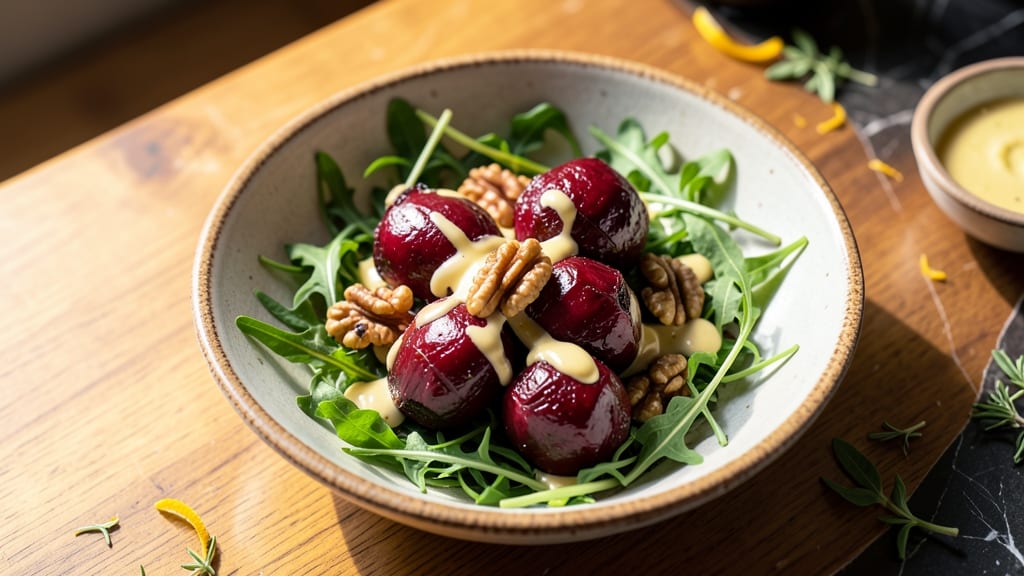 Baked Beet Salad Recipe: Earthy Sweetness With Nutty Crunch