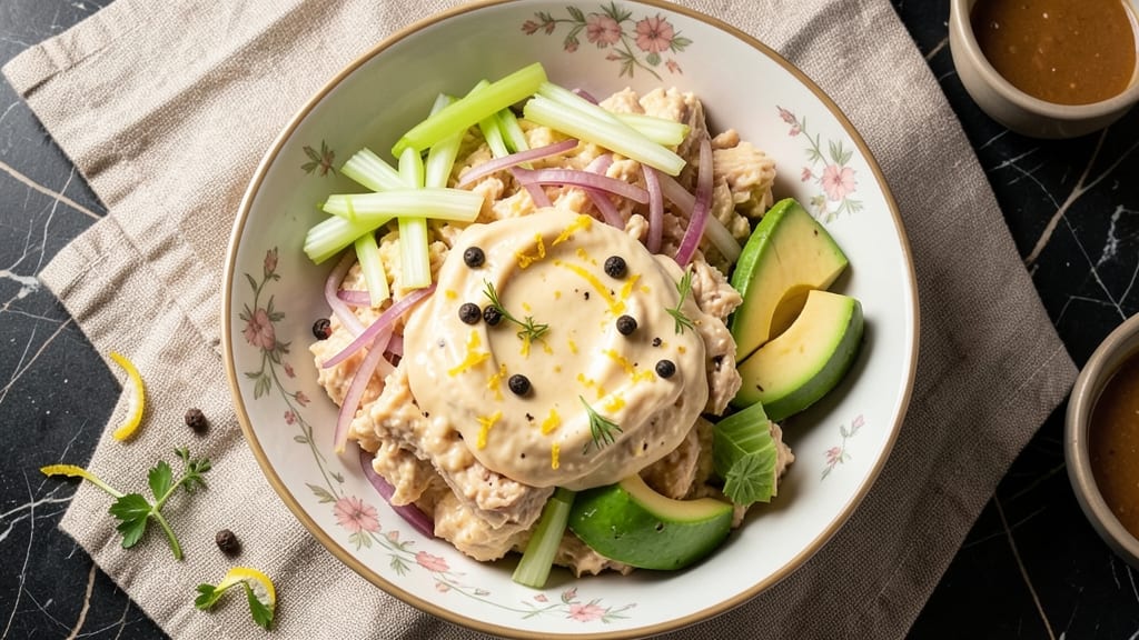 Atkins Diet Tuna Salad Recipe: Zero-Carb Crunch With Celery Crowns