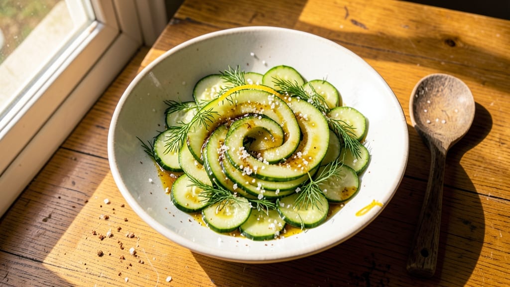 Barefoot Contessa's Cucumber Salad Recipe: Cool Refreshment With Dill and Vinegar Zing