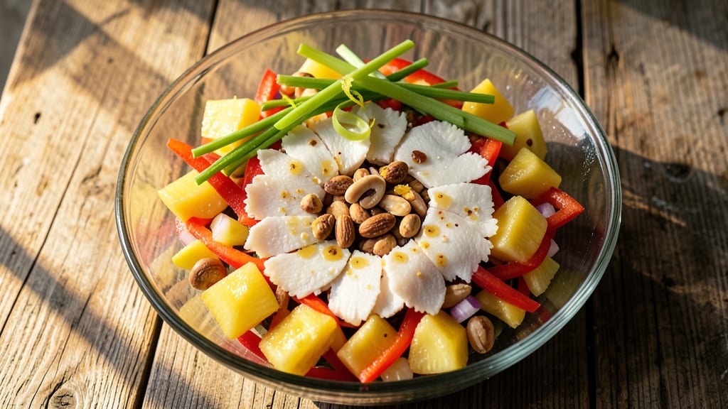 Bacalao Salad Hawaii Recipe: Tropical Twist With Crunchy Celery Crowns