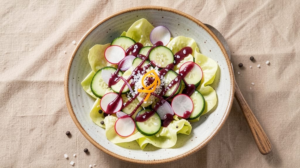 Blush Wine Vinaigrette Salad Recipe: Rosy Hues and Tangy Freshness in Minutes