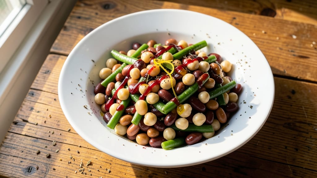 Canned Four Bean Salad Recipe: No-Cook Protein-Packed Party Munch