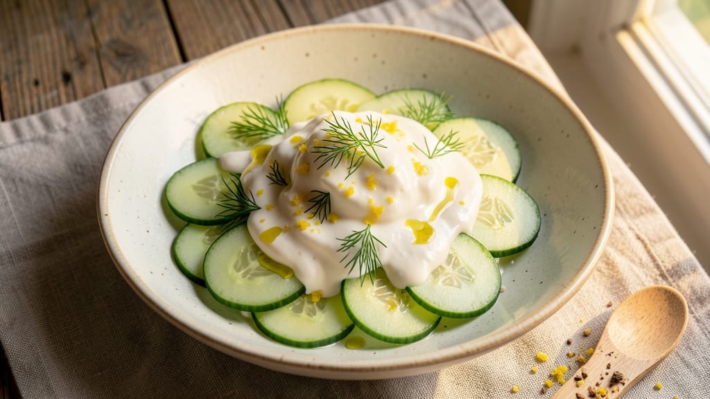 Cucumber Salad Recipe with Heavy Cream: Ultra-Smooth Creamy Texture in 10 Minutes