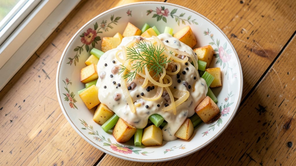 Mrs Gerry's Potato Salad Recipe: Bold Anchovy-Parmesan Twist Without the Guilt