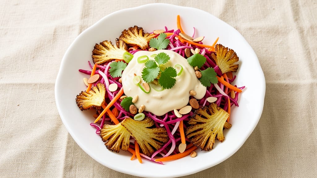 California Pizza Thai Crunch Salad Recipe: Crispy Celery Crowns Over Creamy Peanut Dressing Bliss