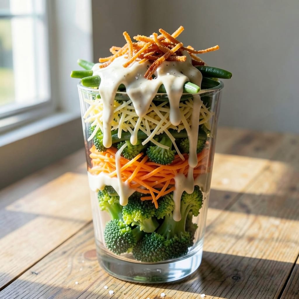 7-Layer Salad Recipe With Broccoli: Crunchy Texture Layers Stacked High