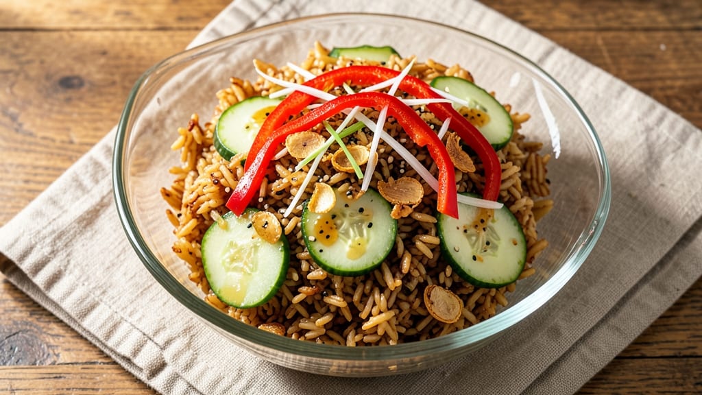 Asian Orzo Salad Recipe: Sesame-Ginger Crunch With Umami Depth