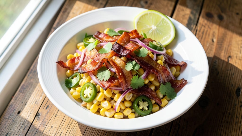 Bacon Jalapeño Corn Salad Recipe: Smoky Heat With Crunchy Sweetness