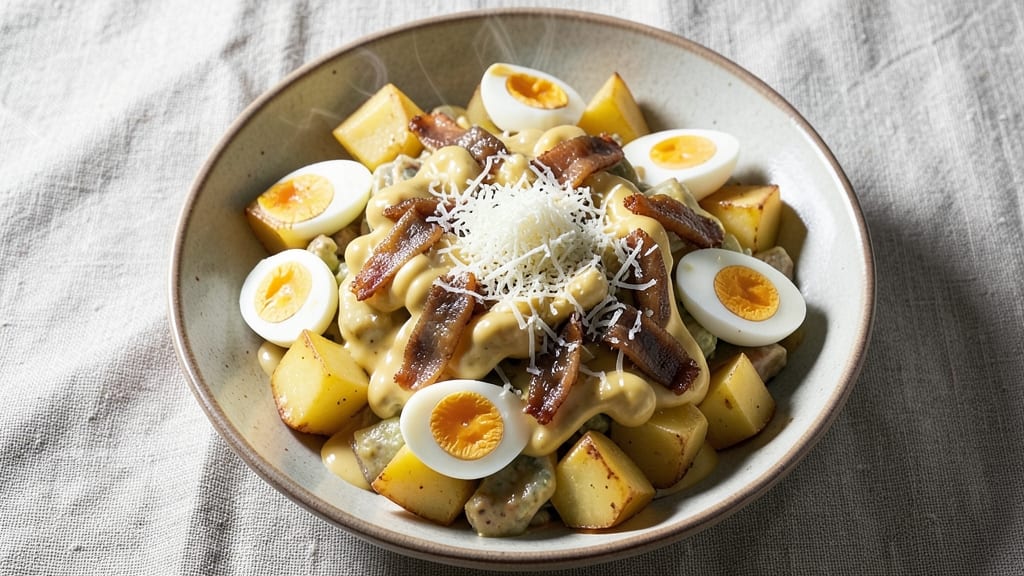 Big Daddy's Potato Salad Recipe: Bold Anchovy-Parmesan Kick