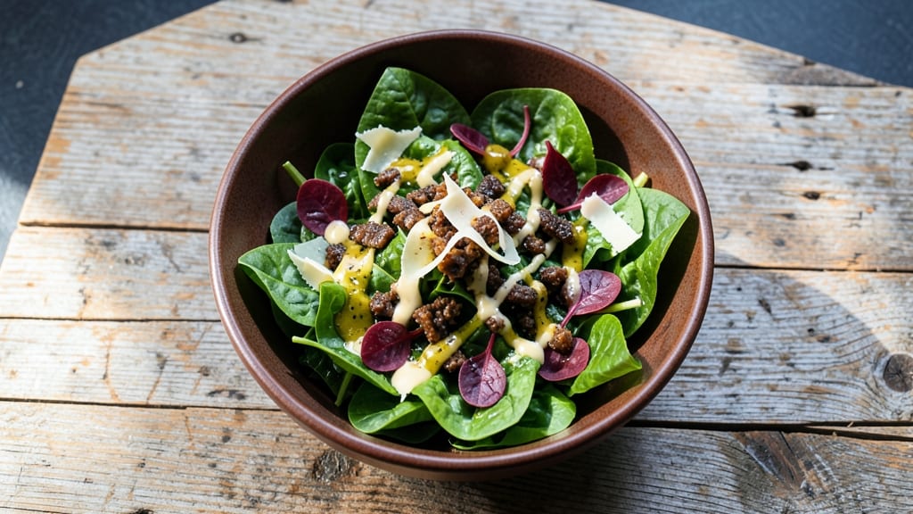 Bella Milano House Salad Recipe: Anchovy-Infused Creaminess With Parmesan Threads