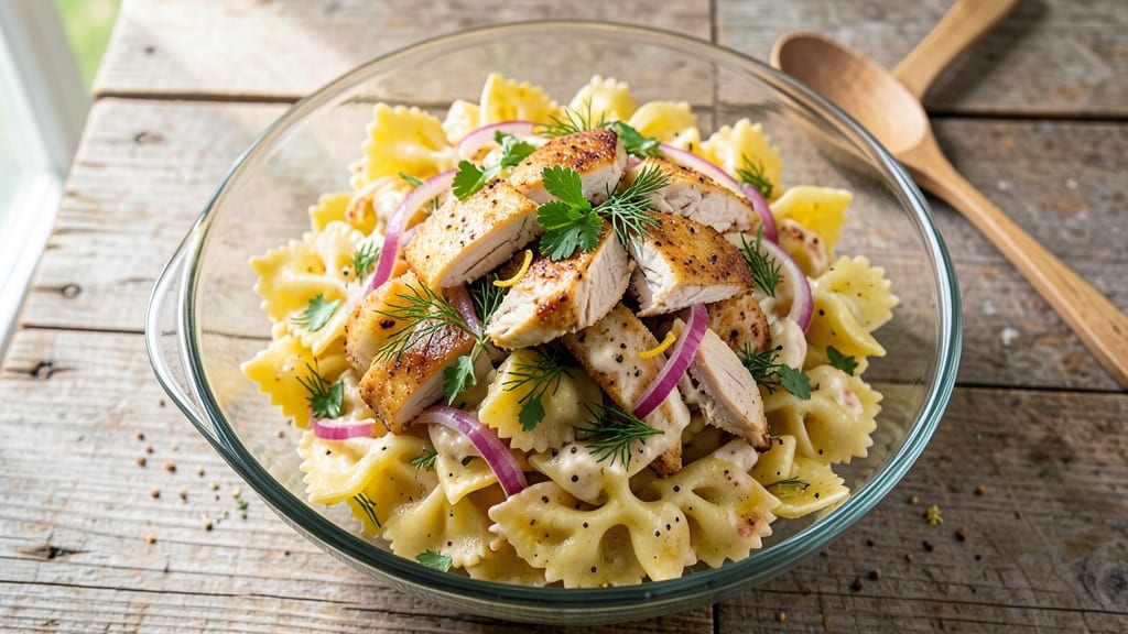Bobby Flay's Pasta Salad Recipe: No-Cook Umami Bomb with Crunchy Celery Crowns