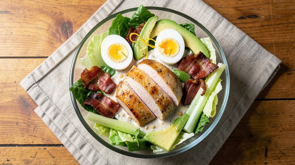 Best Cobb Salad Recipe Ever: Crispy Chicken, Crunchy Celery, and Creamy Anchovy-Parmesan Bliss