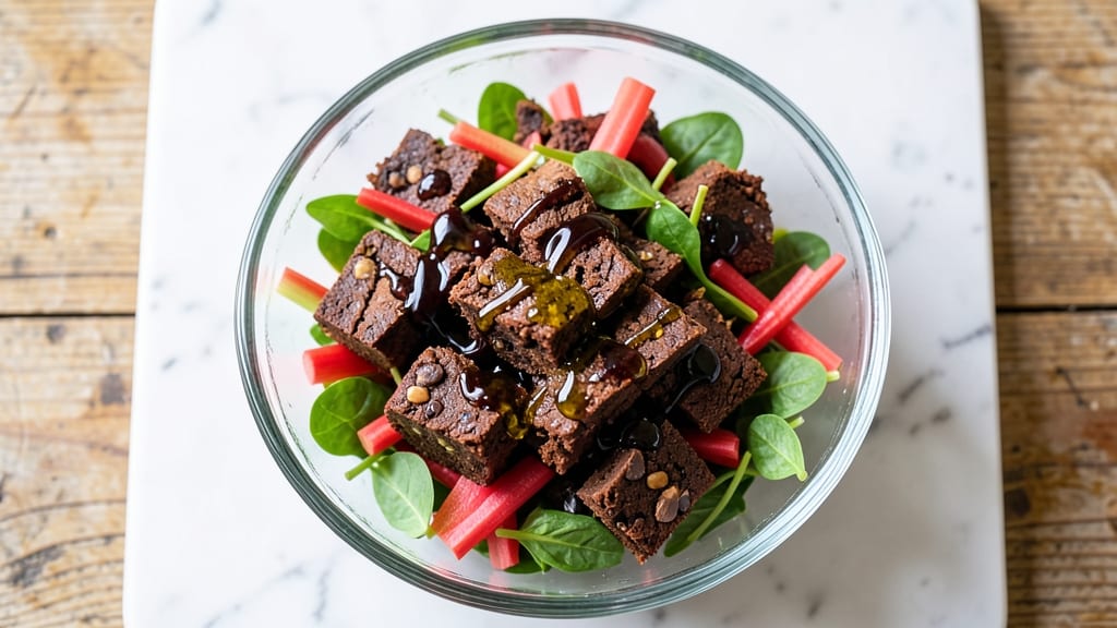 Brownie Salad Recipe: Fudgy Chocolate Layers Over Crisp Celery Crowns